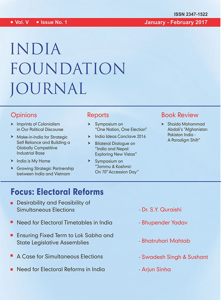 India Foundation Journal January February 2017