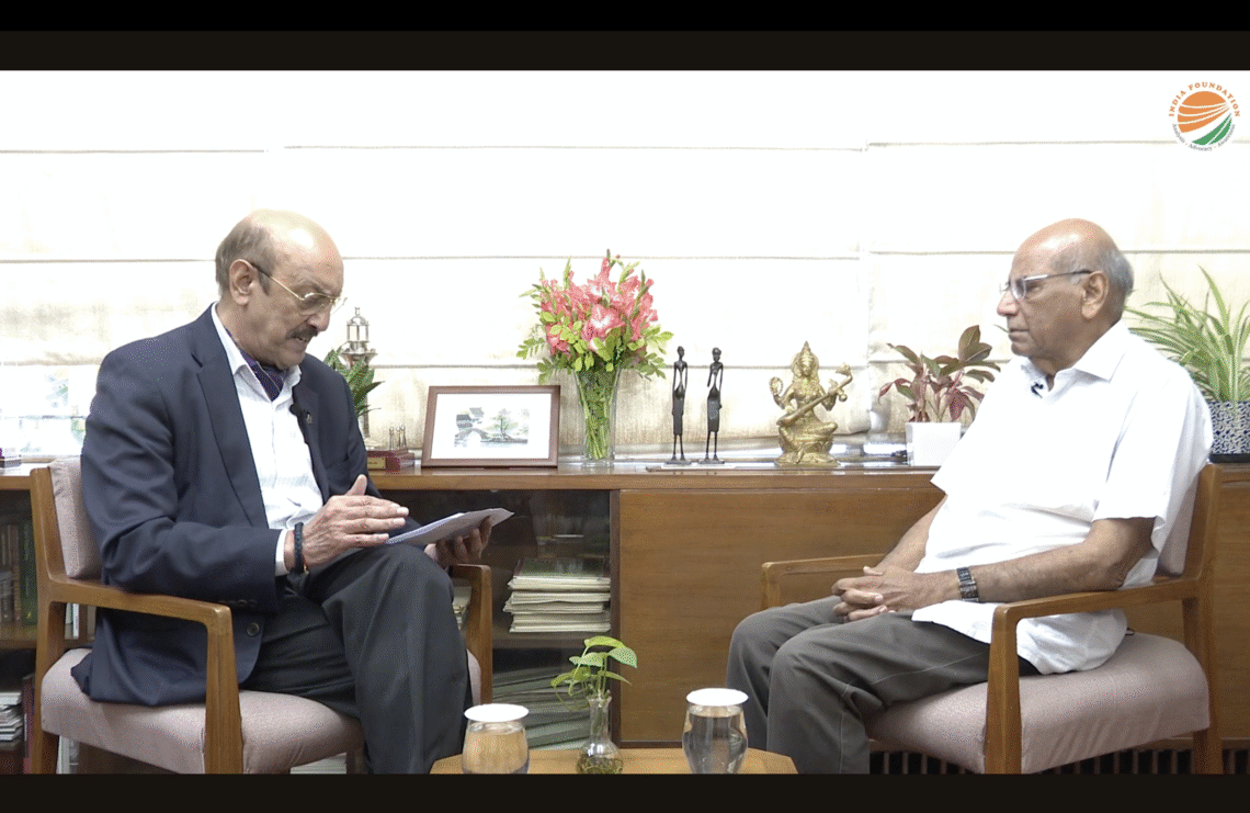 An Interview with Amb Shyam Saran, Former Foreign Secretary, on “India’s Neighbourhood: Navigating Geopolitical Shifts”