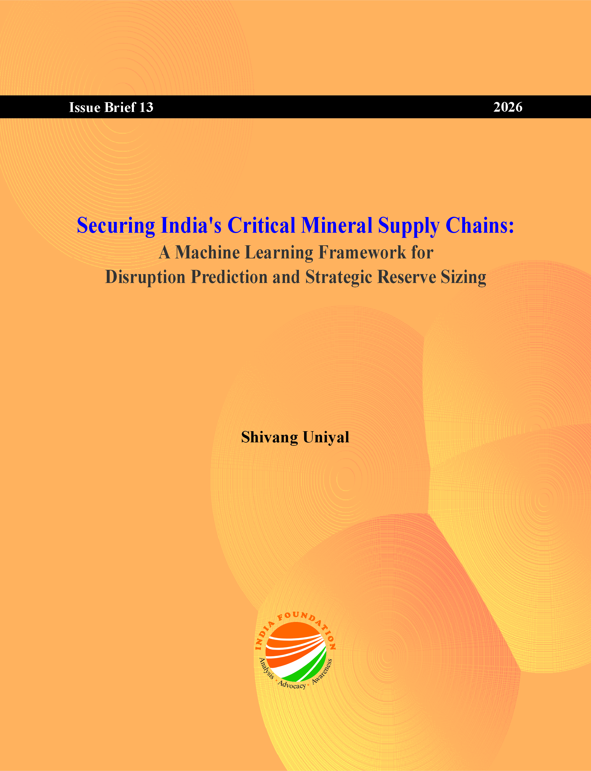 Securing India’s Critical Mineral Supply Chains:  A Machine Learning Framework for  Disruption Prediction and Strategic Reserve Sizing