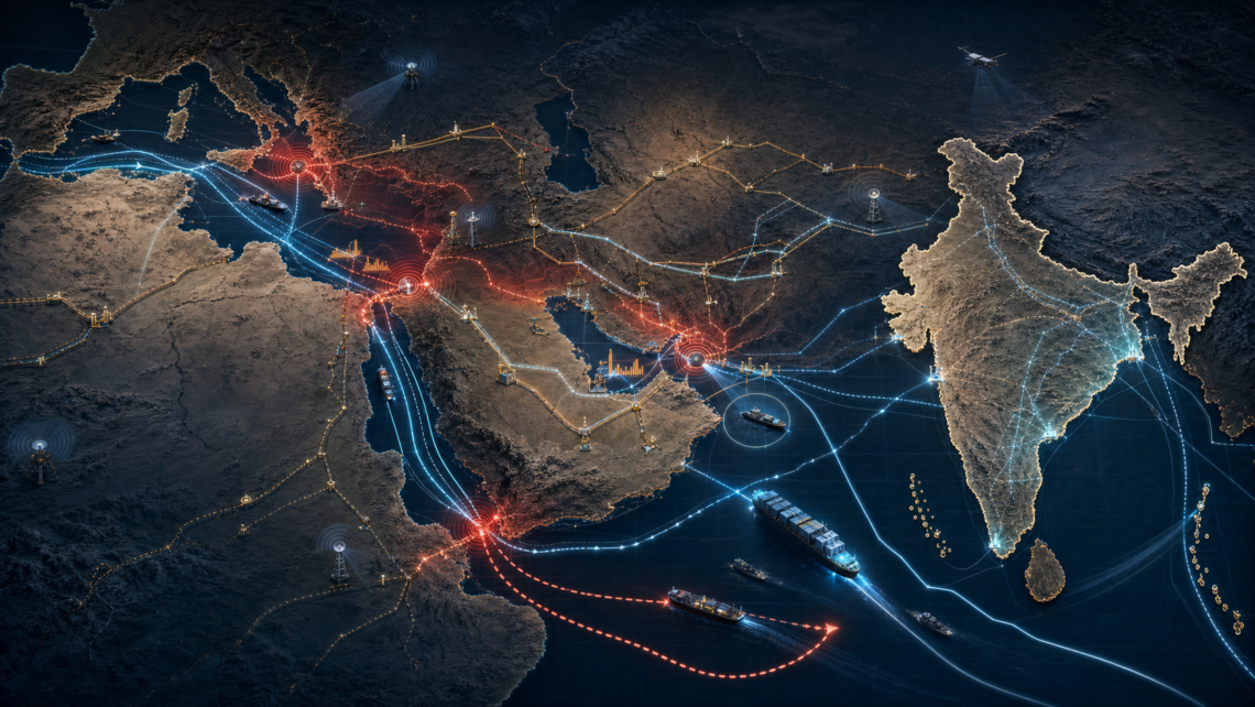 The Geopolitics of Proxy Warfare in the Indo-Mediterranean: Security, Connectivity, and Economic Consequences